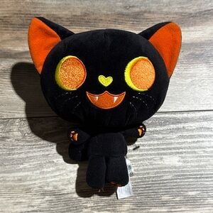 Black and Orange Cat Plush Toy